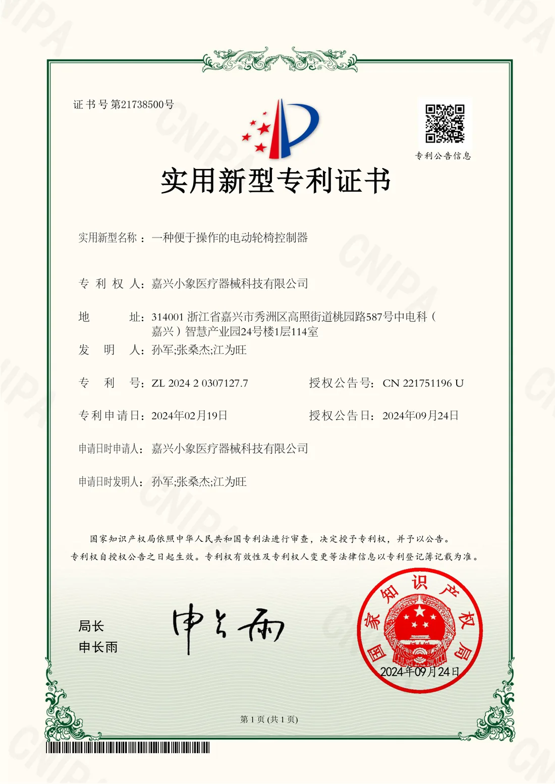 专利文件 12